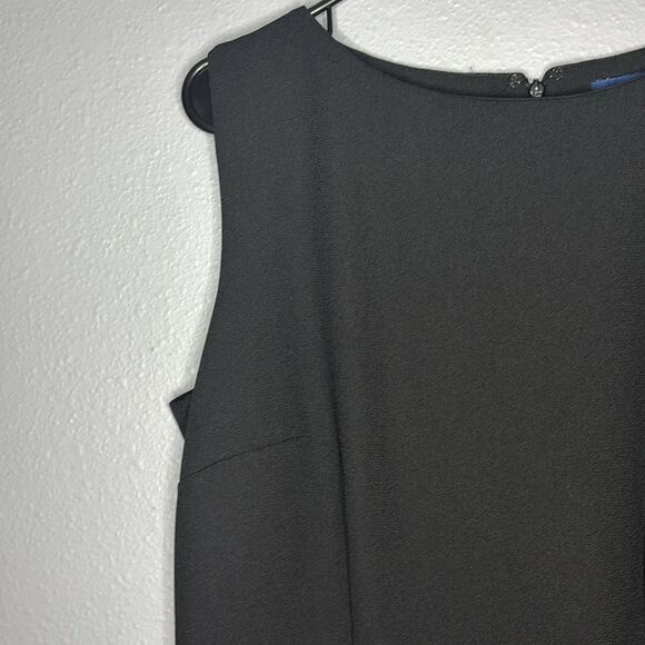 NWT NEW Karen Scott Black Mid Knee Length Sleeveless Career Dress Size 10 - Picture 7 of 11
